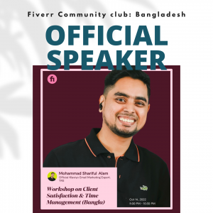 Official Guest Speaker Fiverr Community club