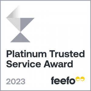 Platinum Trusted Service Award Badge 1x1