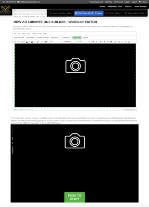 Screen Shot Ad Editor and Preview