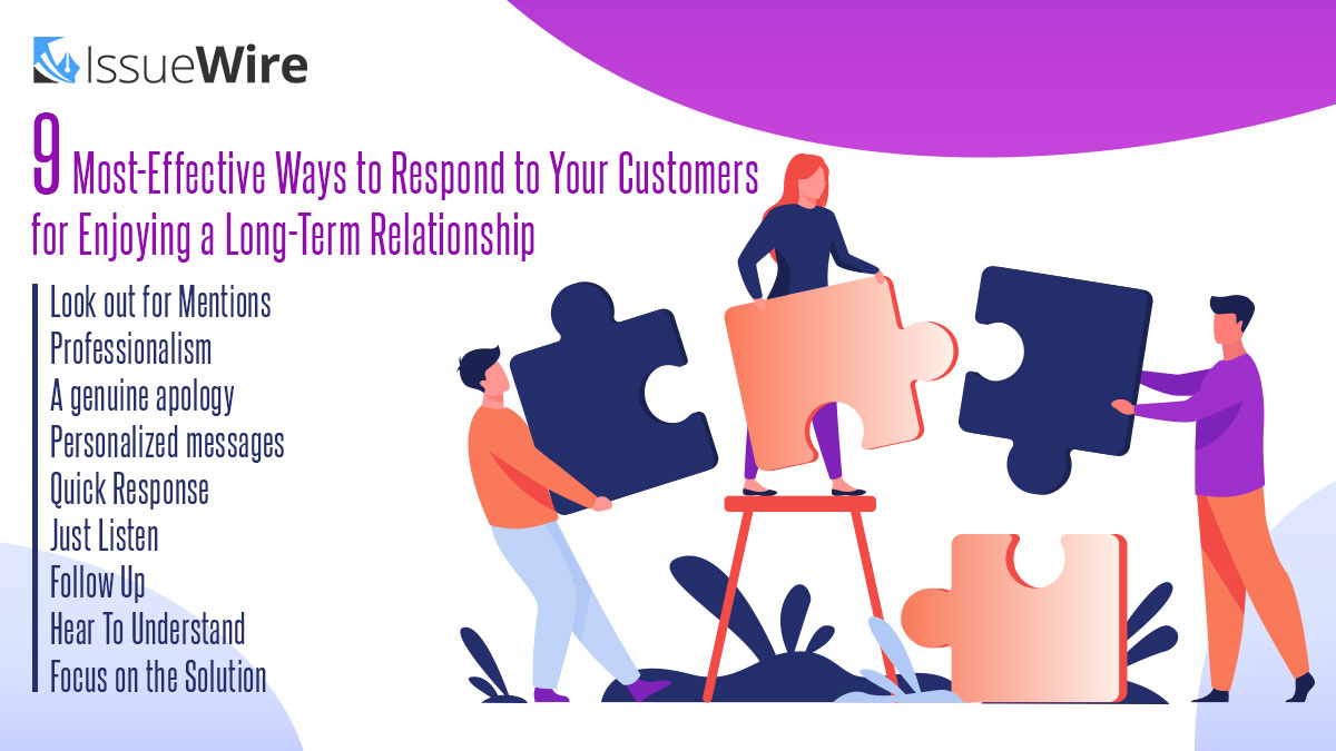 9 MostEffective Ways to Respond to Your Customers for Enjoying a Long
