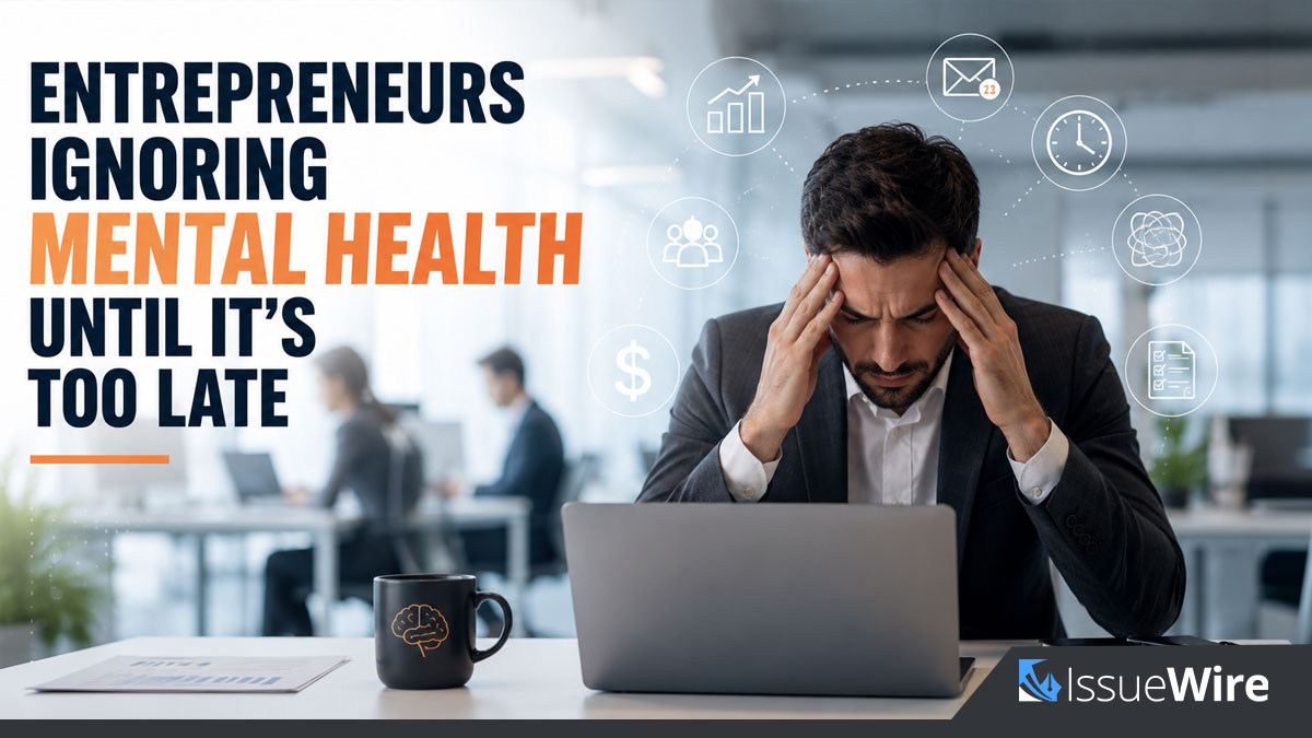 Entrepreneurs Ignoring Mental Health Until It's Too Late