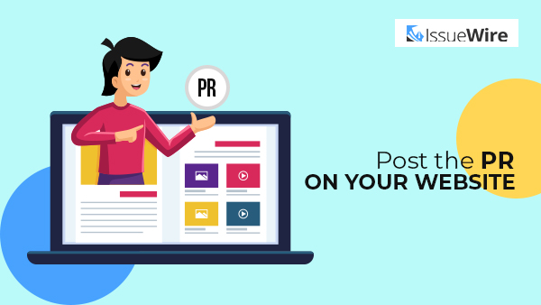 Post the PR on Your Website