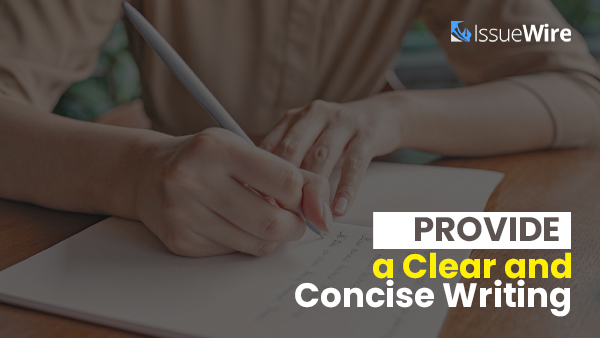 Provide a Clear and Concise Writing