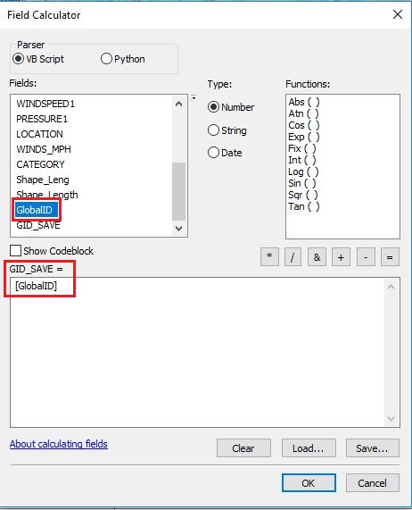 The image of the Field Calculator expression.