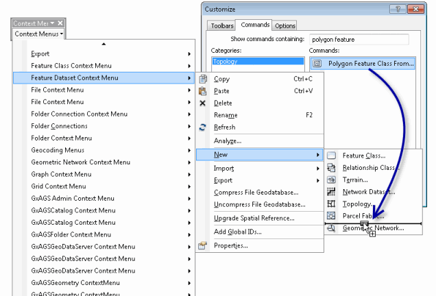 How To: Access the Polygon Feature Class From Lines command in ArcGIS 10
