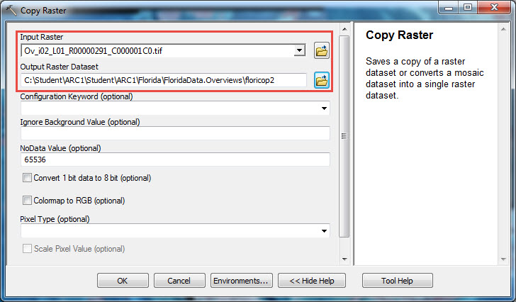 Copy Raster