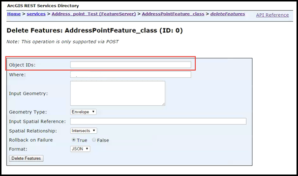 Batch deletion using REST