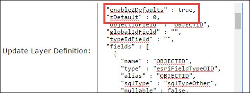 Change the enableZDefaults parameter to true, and set the zDefault parameter to 0