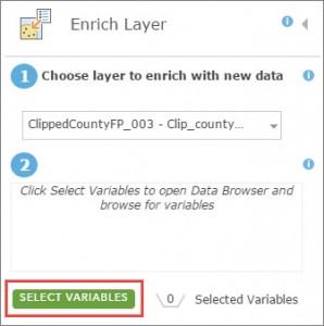 The Select Variables option