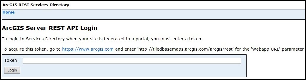 Enter a token.