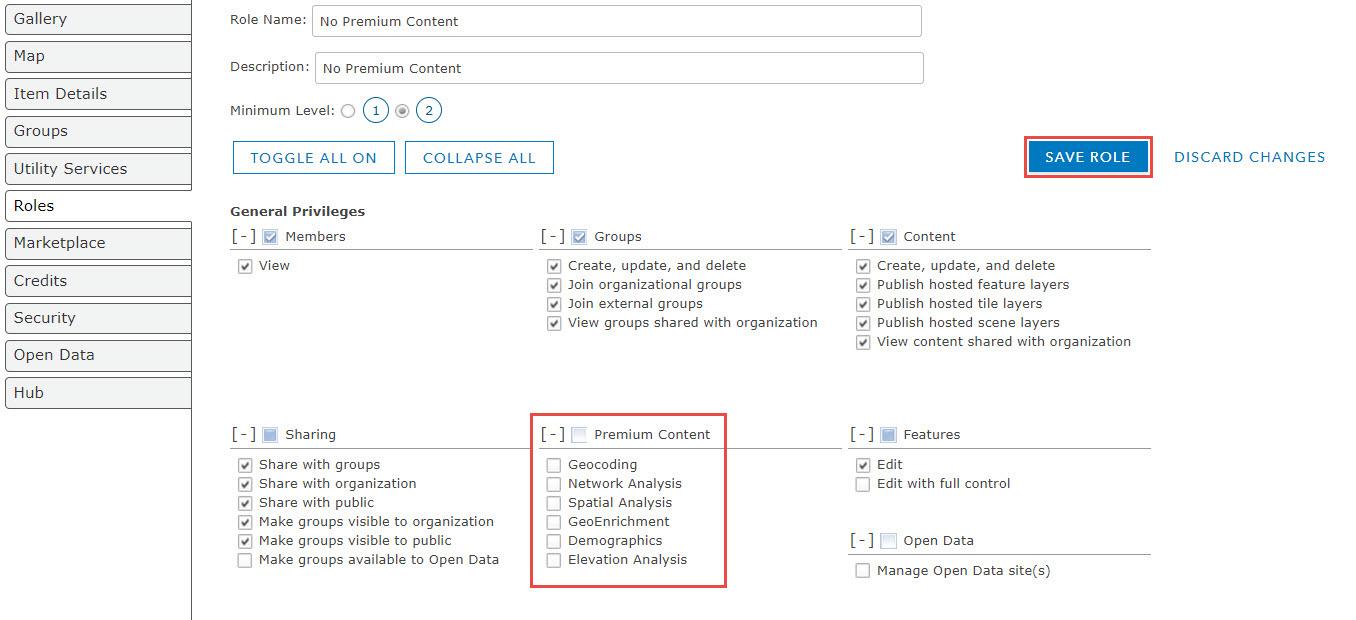 The picture shows the services available in Premium Content