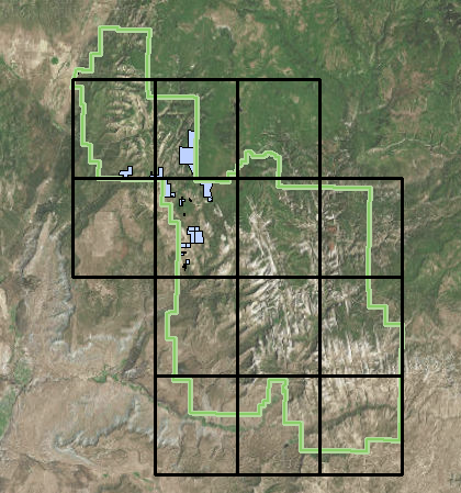 A new grid index layer without black grids.