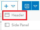 Eine Kopfzeile auf der Bearbeitungsseite des Dashboards hinzufügen