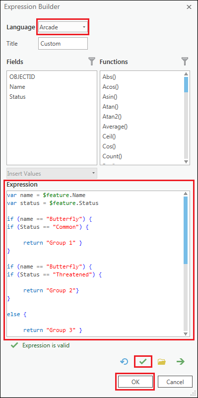 Expression Builder