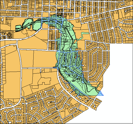 这是已创建的相交图层。