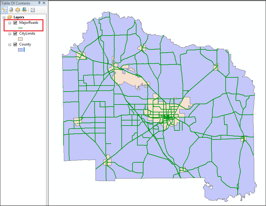 This is the map of the Alachua county, FL.