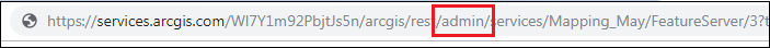 Add admin in between rest and services.