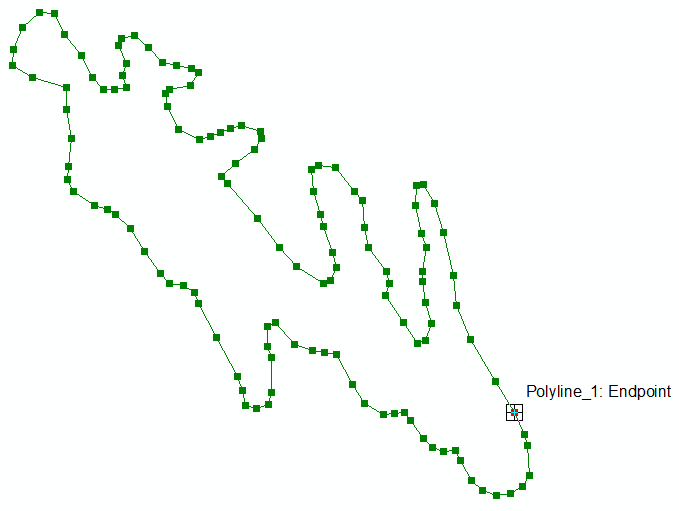 Hervorgehobene Polylinien-Features