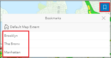 Choose the map extent desired