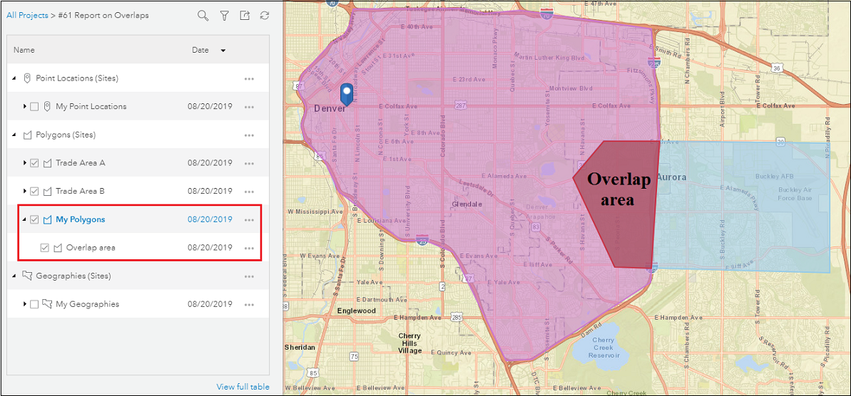 This is the overlap area