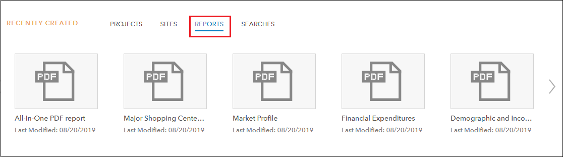 All the reports downloaded