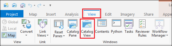 The Catalog tab