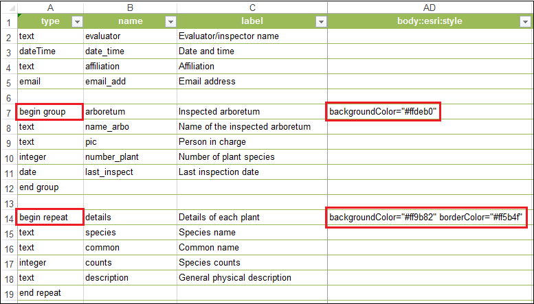Konfigurieren der Eigenschaft 