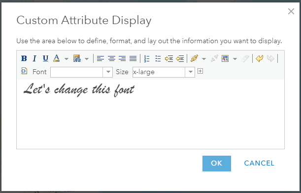 New custom font