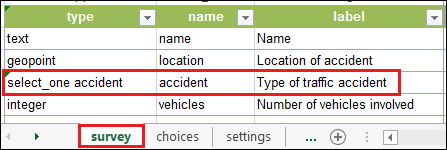 A select_one question