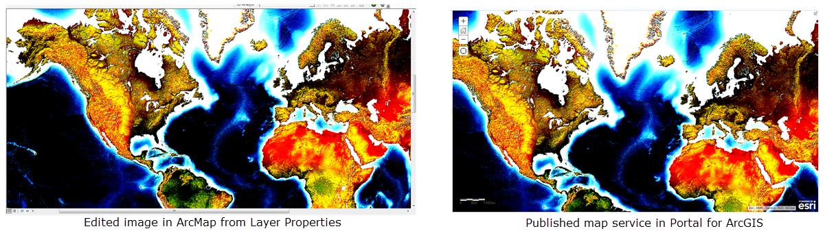 Image of edits in ArcMap retained in Portal for ArcGIS