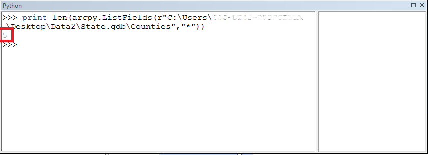 How To: Calculate the total number of fields in a feature class using ...