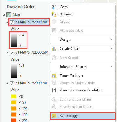 Symbology option