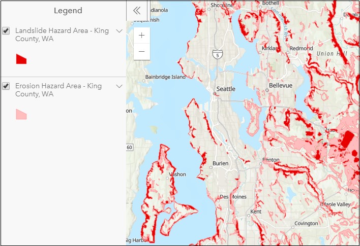 Embedded map with the layer toggle option enabled.