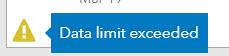 Image of the warning message