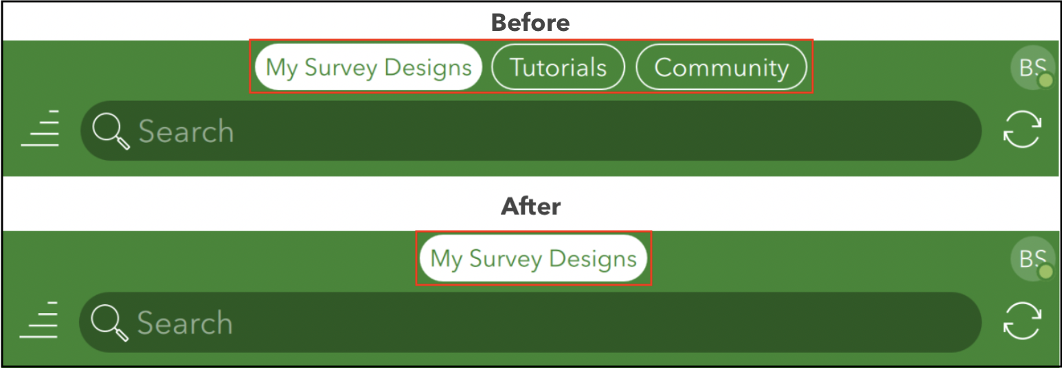 The Tutorials and Community tabs are no longer available.
