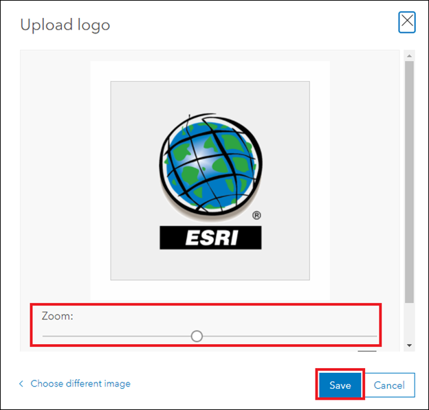 “上传徽标”窗口的图像