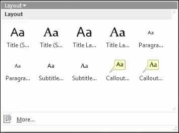图像显示布局的特定文本符号