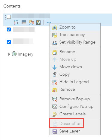 图像显示“描述”选项不可用
