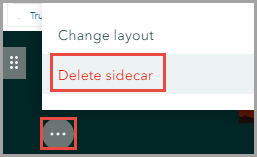 The sidecar panel showing the existing sidecar that causes the crash.
