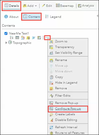 Imagen del panel Contenido