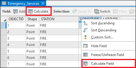 Problem: The Calculate and Calculate Field options are disabled in ...