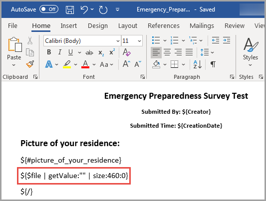 已添加到图片部分表达式中的 getValue: