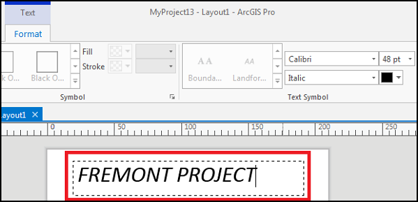 The text is successfully italicized after the font is changed from Tahoma to Calibri.
