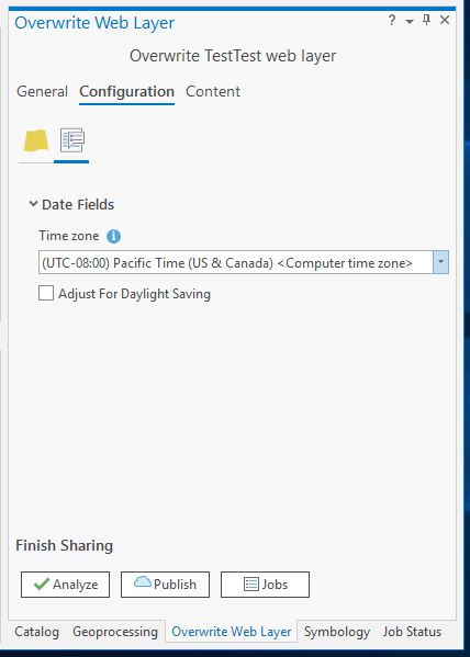 Setting the time zone