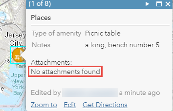 ArcGIS Online の Web マップのポイント詳細ポップアップ