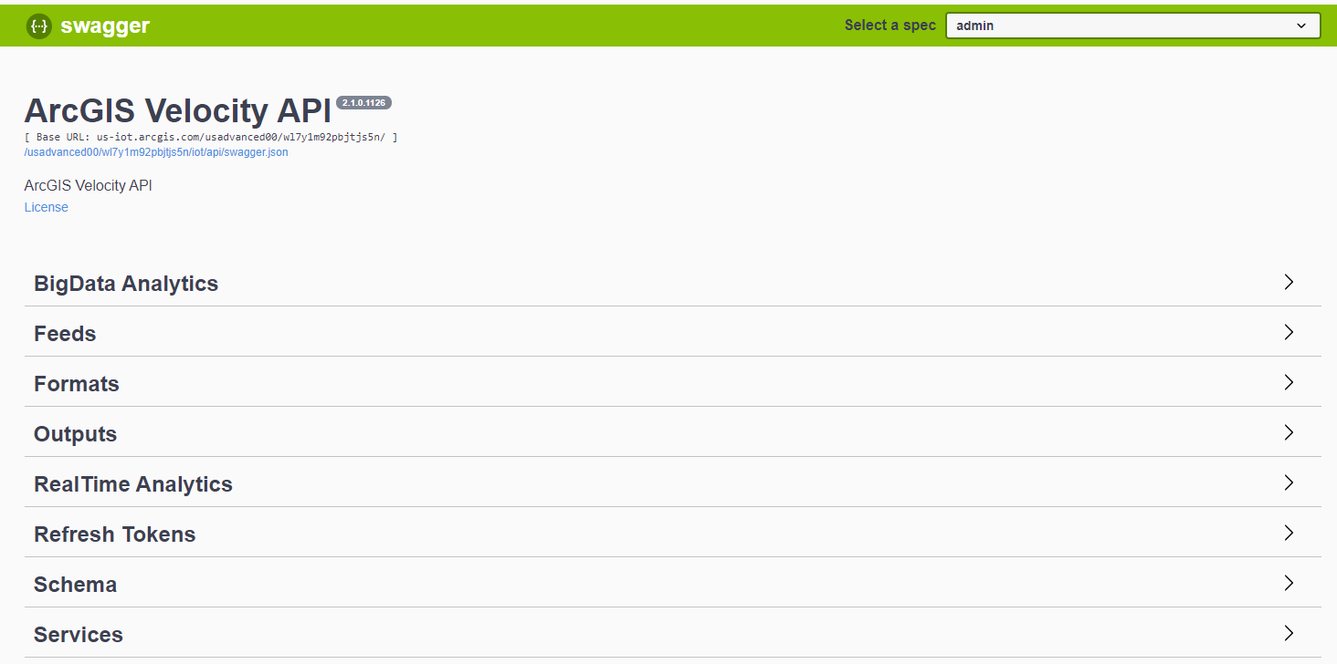 Swagger user interface