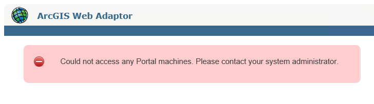 执行 Portal for ArcGIS 运行状况检查时返回的错误消息
