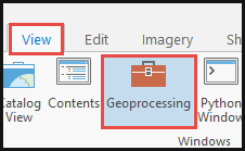 Vá para Geoprocessamento no ArcGIS Pro