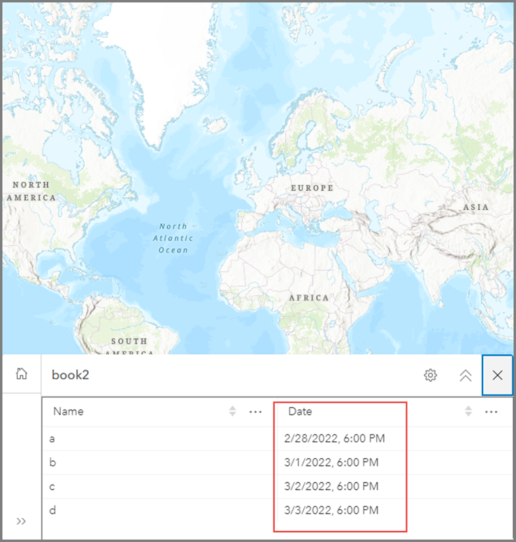 Die Daten in der Tabelle wurden erfolgreich geändert