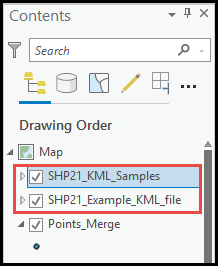 Conversión correcta de varios archivos KML